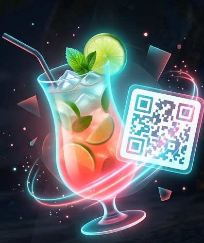 Qbar Cocktail QR