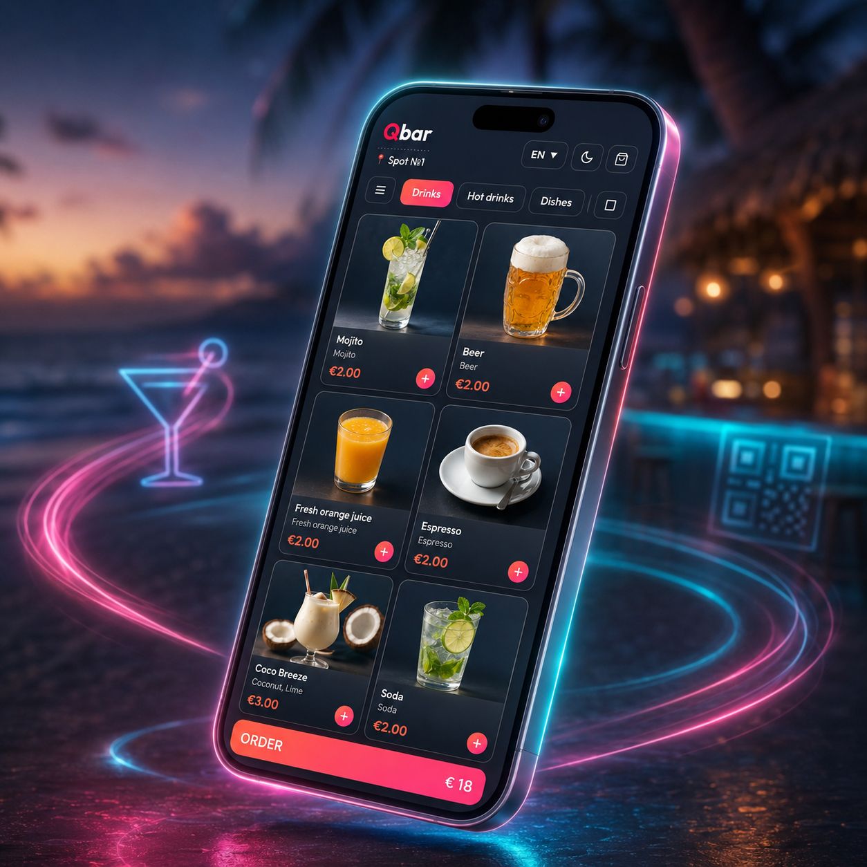 Qbar Client App UI